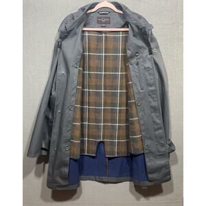 Black Brown 1826 Overcoat Gray Mens Size XXL